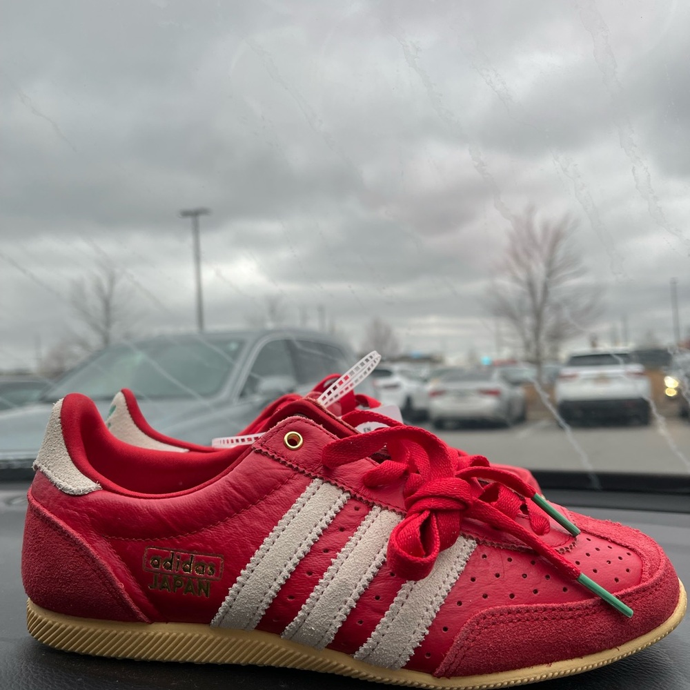 Adidas Japan Red and Cream Shoes